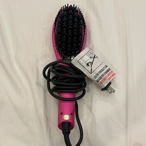 Pink Hair Straightening Brush